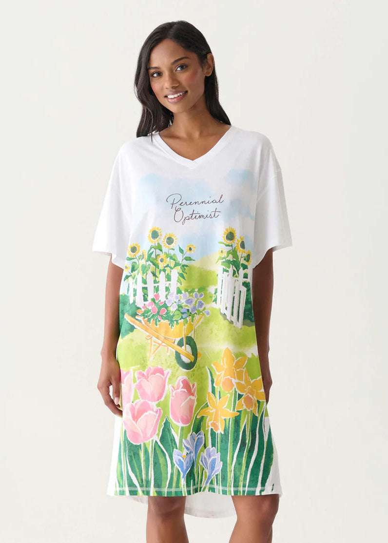 Little Blue House - Perennial Optimist Sleepshirt