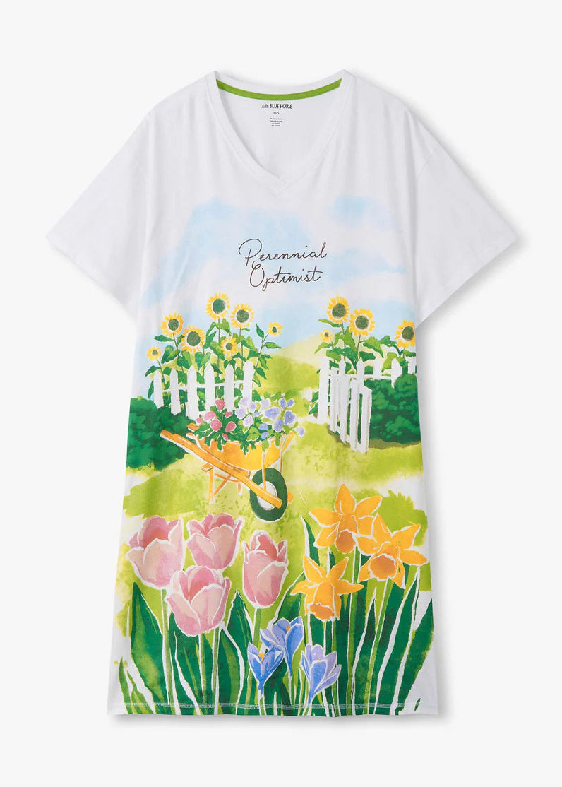 Little Blue House - Perennial Optimist Sleepshirt
