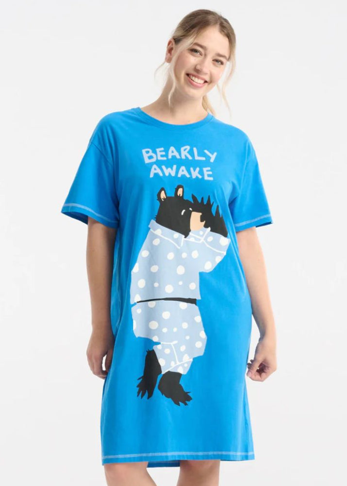 Little Blue House - Bearly Awake Women's Sleepshirt