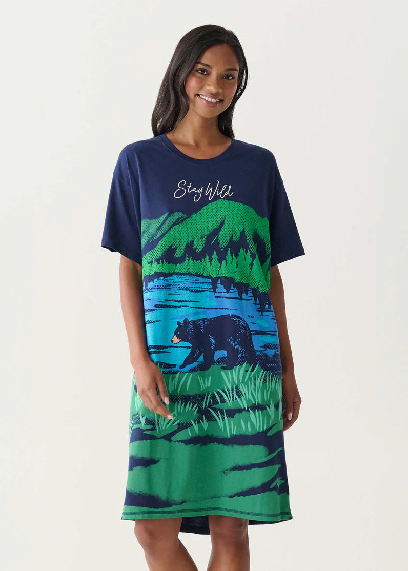 Little Blue House - Stay Wild Sleepshirt
