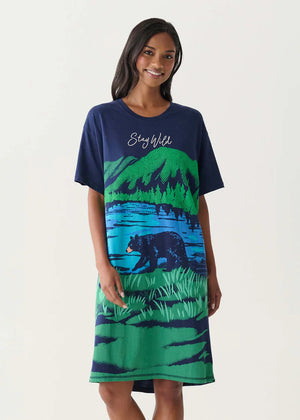 Little Blue House - Stay Wild Sleepshirt