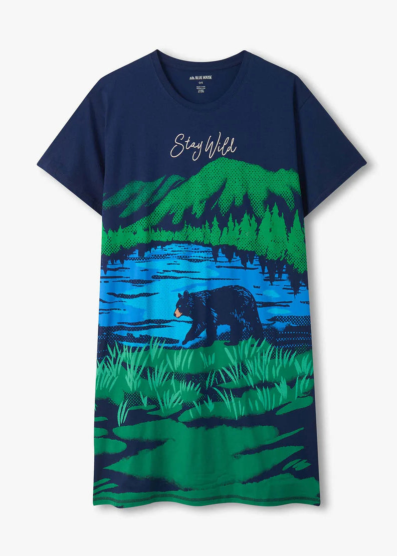 Little Blue House - Stay Wild Sleepshirt