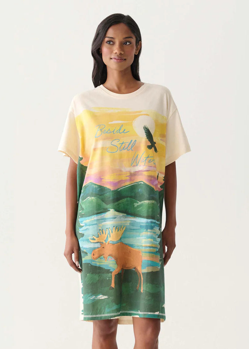 Little Blue House - Beside Still Water Sleepshirt