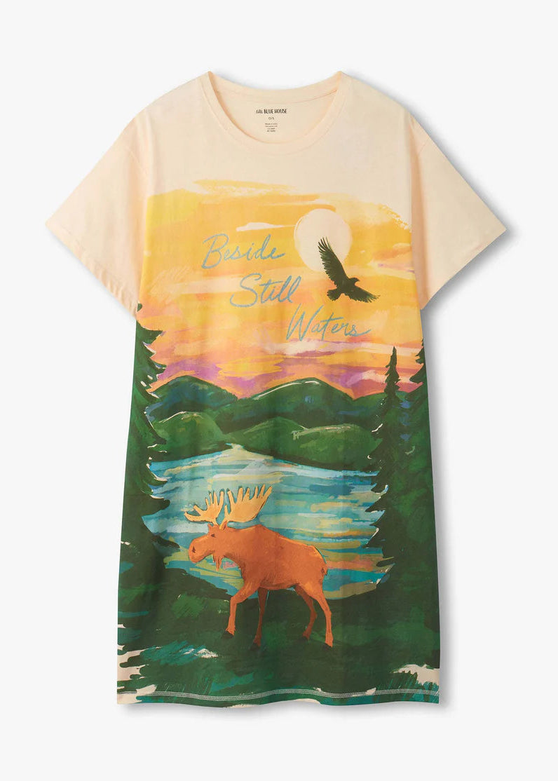 Little Blue House - Beside Still Water Sleepshirt