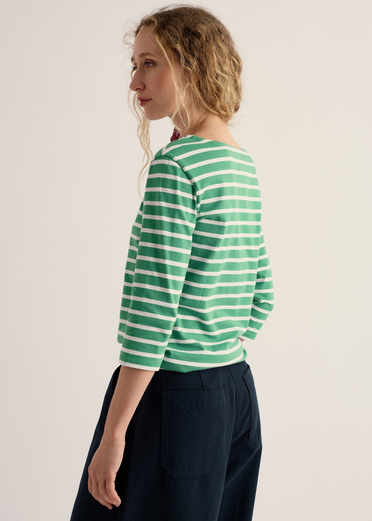 Seasalt - Sailor 3/4 Sleeve Stripe Top
