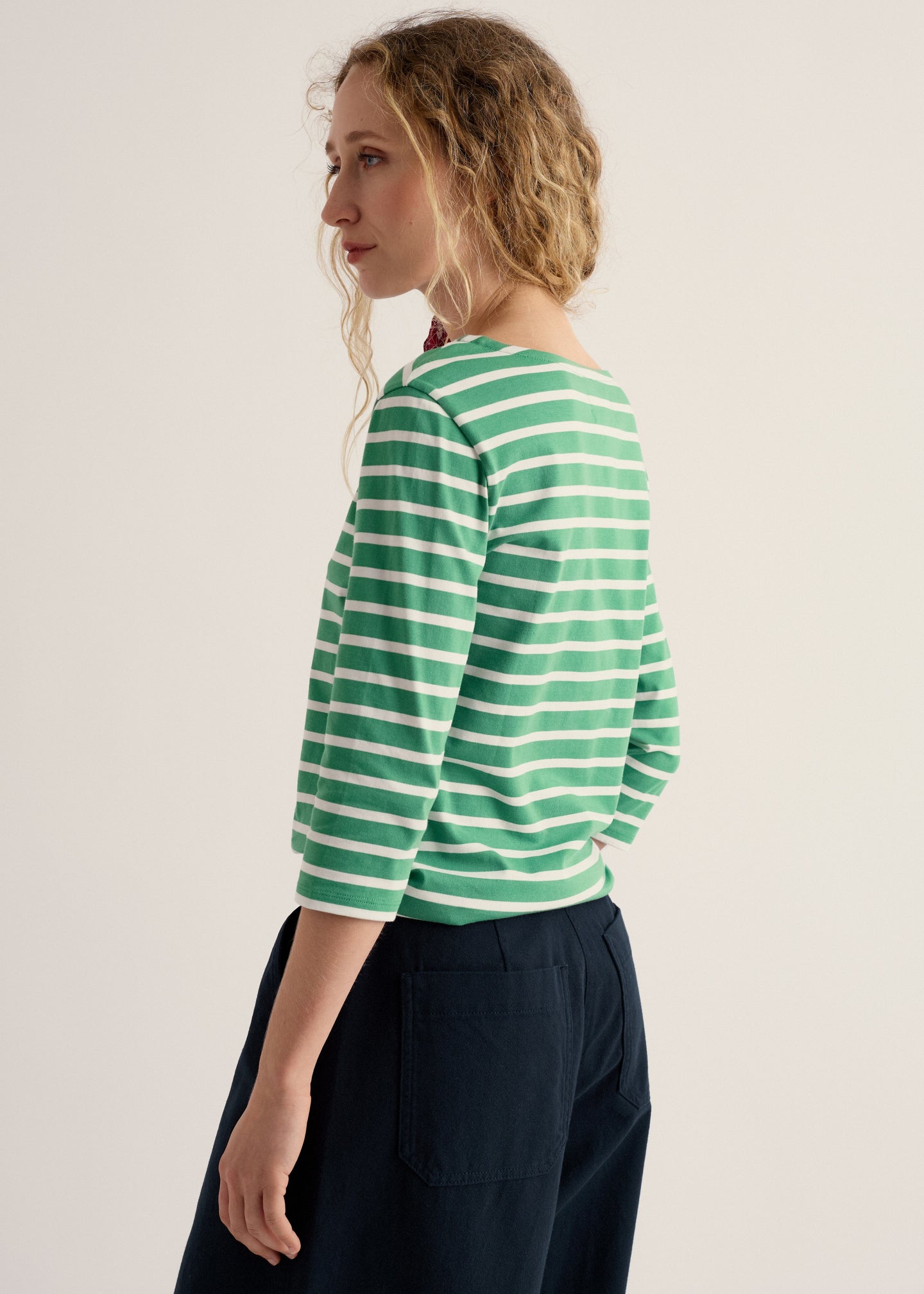 Seasalt - Sailor 3/4 Sleeve Stripe Top