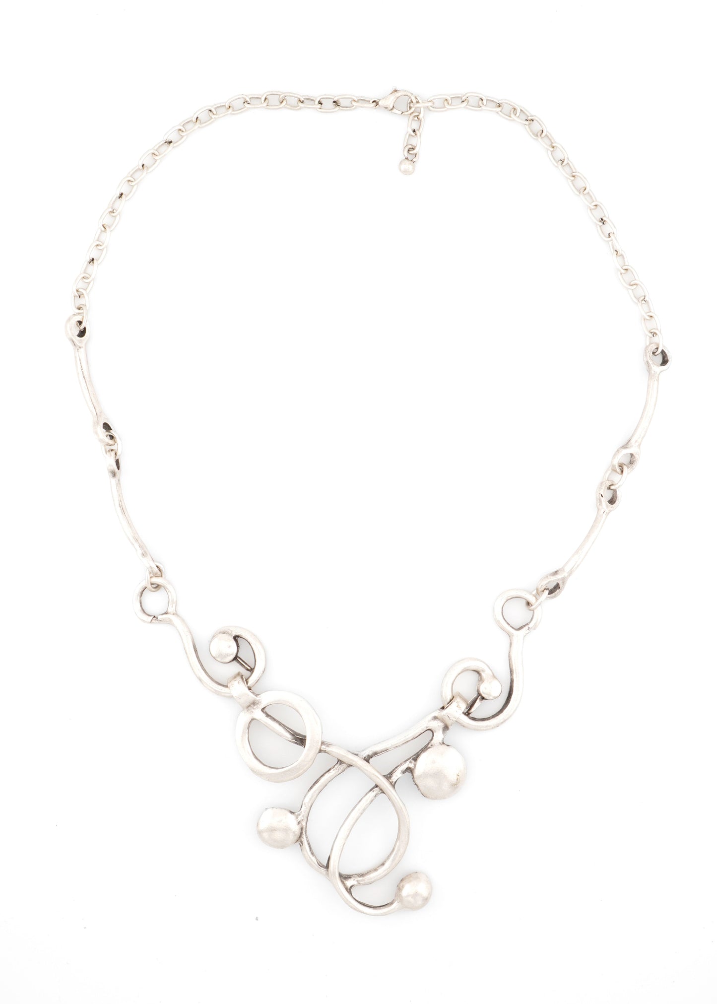 Seraglio - Sculptural Swirl Necklace