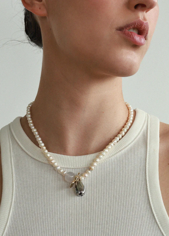 Anne-Marie Chagnon - Anima Two-tone Memorial Necklace