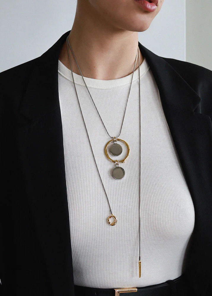 Anne-Marie Chagnon - Sursum Two-tone Memorial Necklace