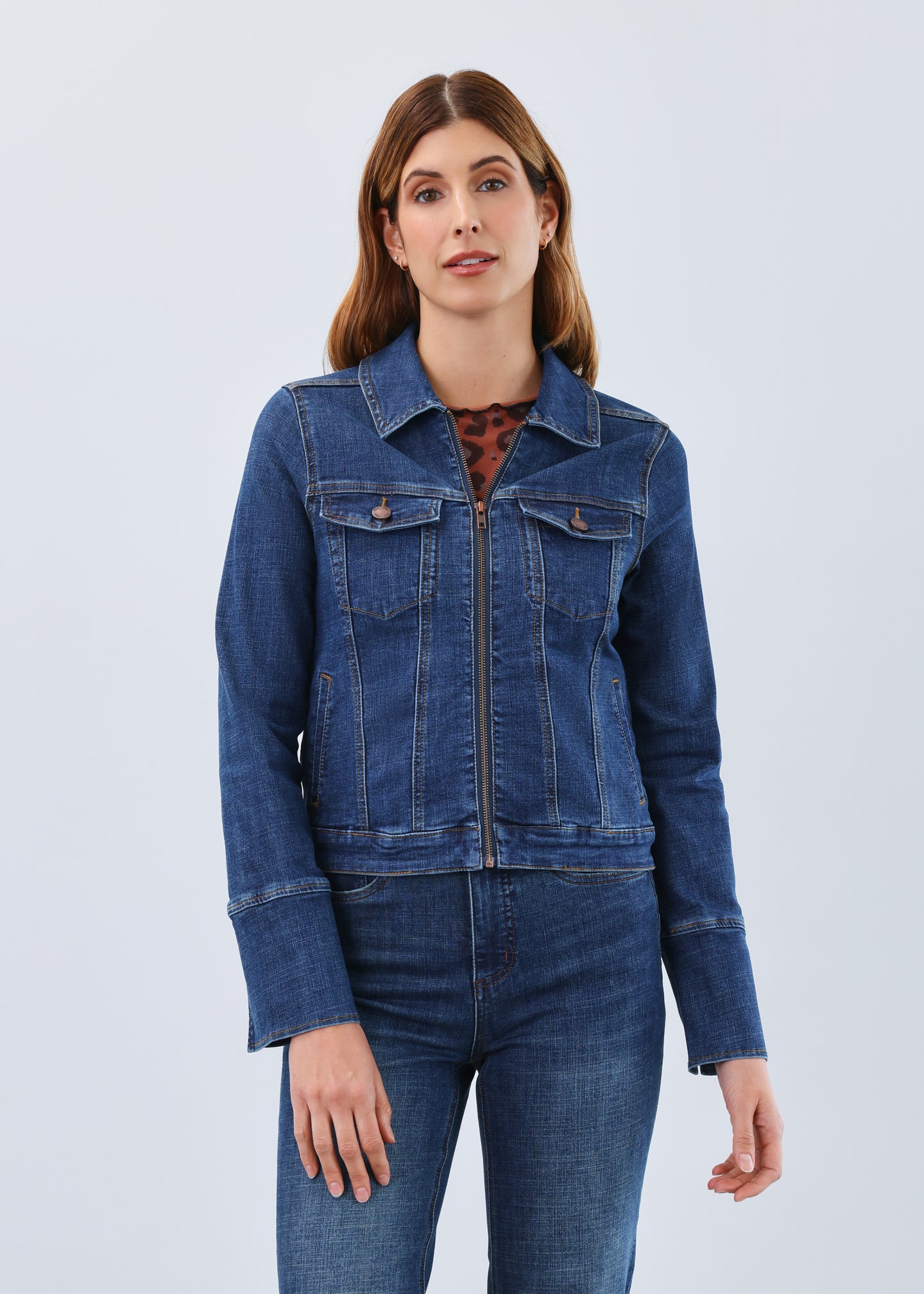 French Dressing Jeans - Zip Front Denim Jacket - SALE