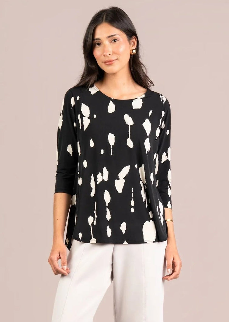 Sympli - 3/4 Sleeve Go To Classic Tee Print