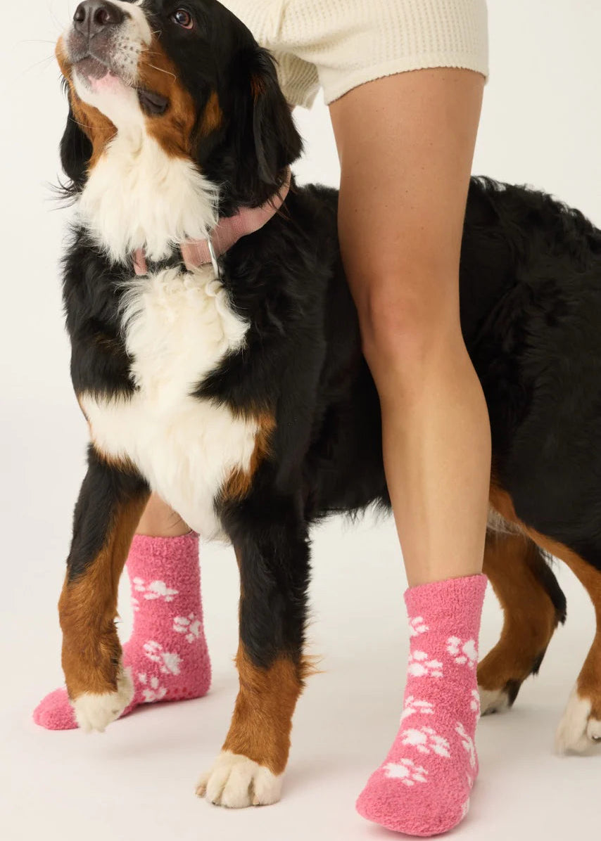 PJ Salvage - Baked Woof Cozy Crew Socks With Grip