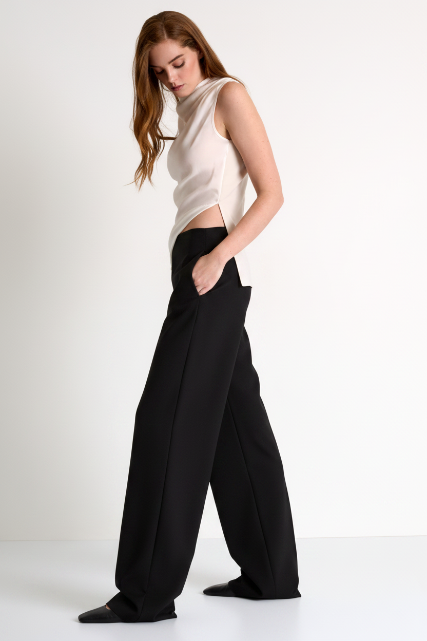 SHAN - Tailored Wide-leg Pants - Online Exclusive
