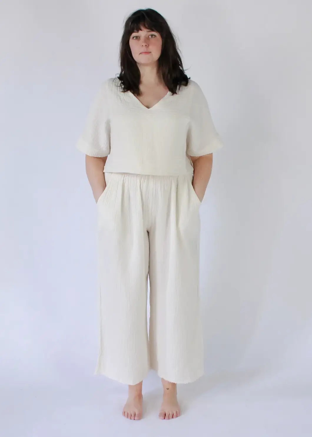 Pokoloko - Crinkle Crop Top