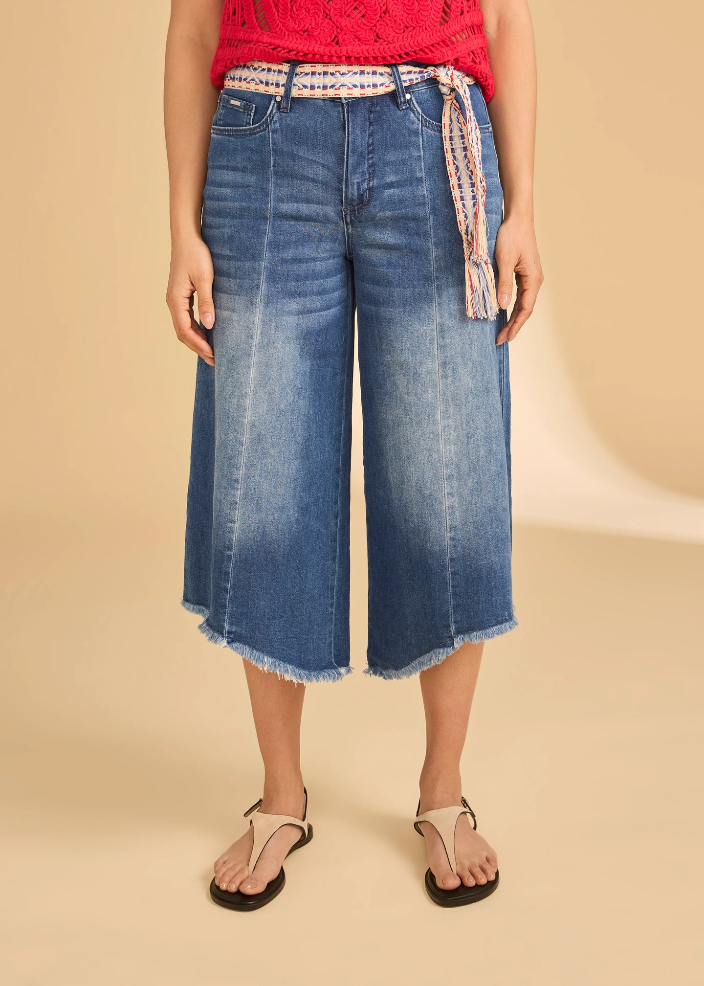 French Dressing Jeans - Loose Mid-Rise Hi-Low Crop Jean - SALE - ONLINE EXCLUSIVE