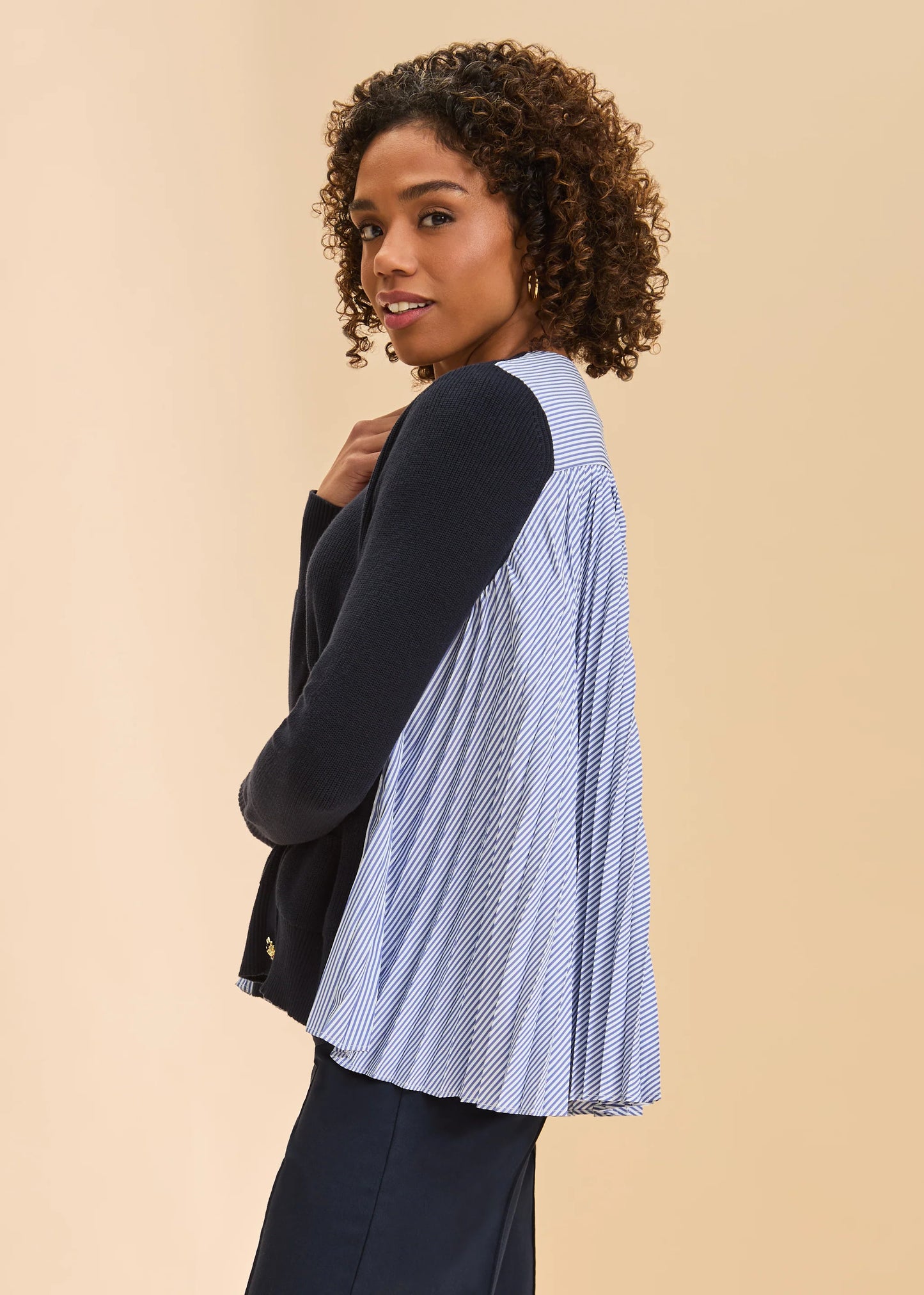 French Dressing Jeans - Mixed Media Cardigan - SALE - ONLINE EXCLUSIVE