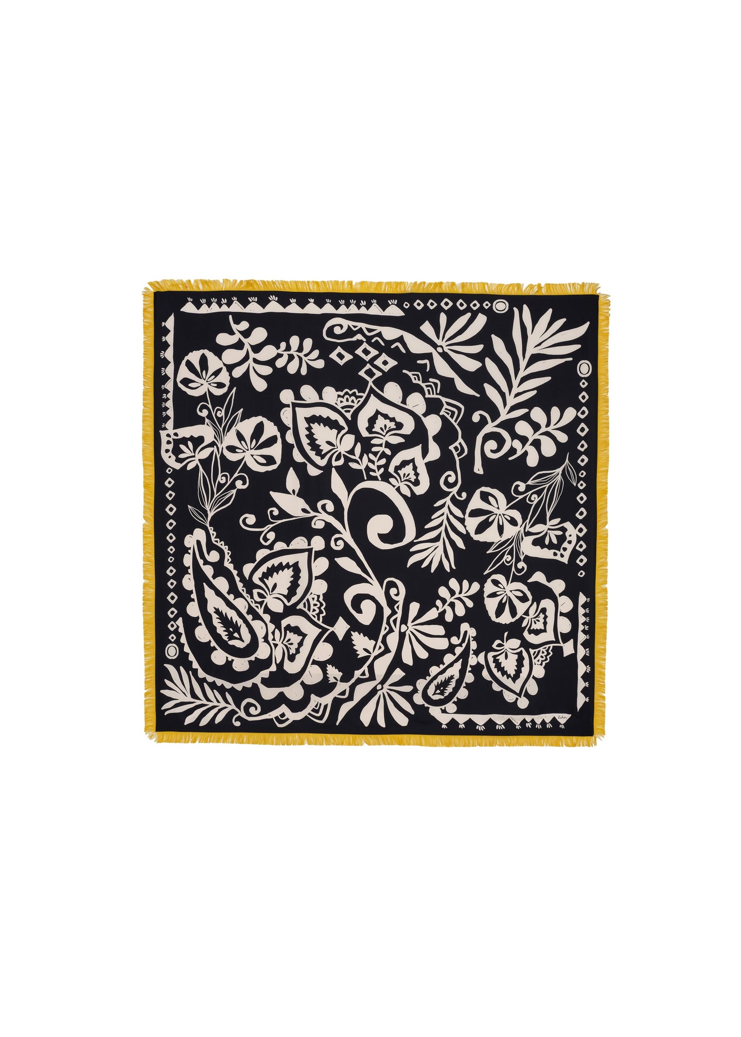 Echo - Park Paisley Oversized Silk Scarf