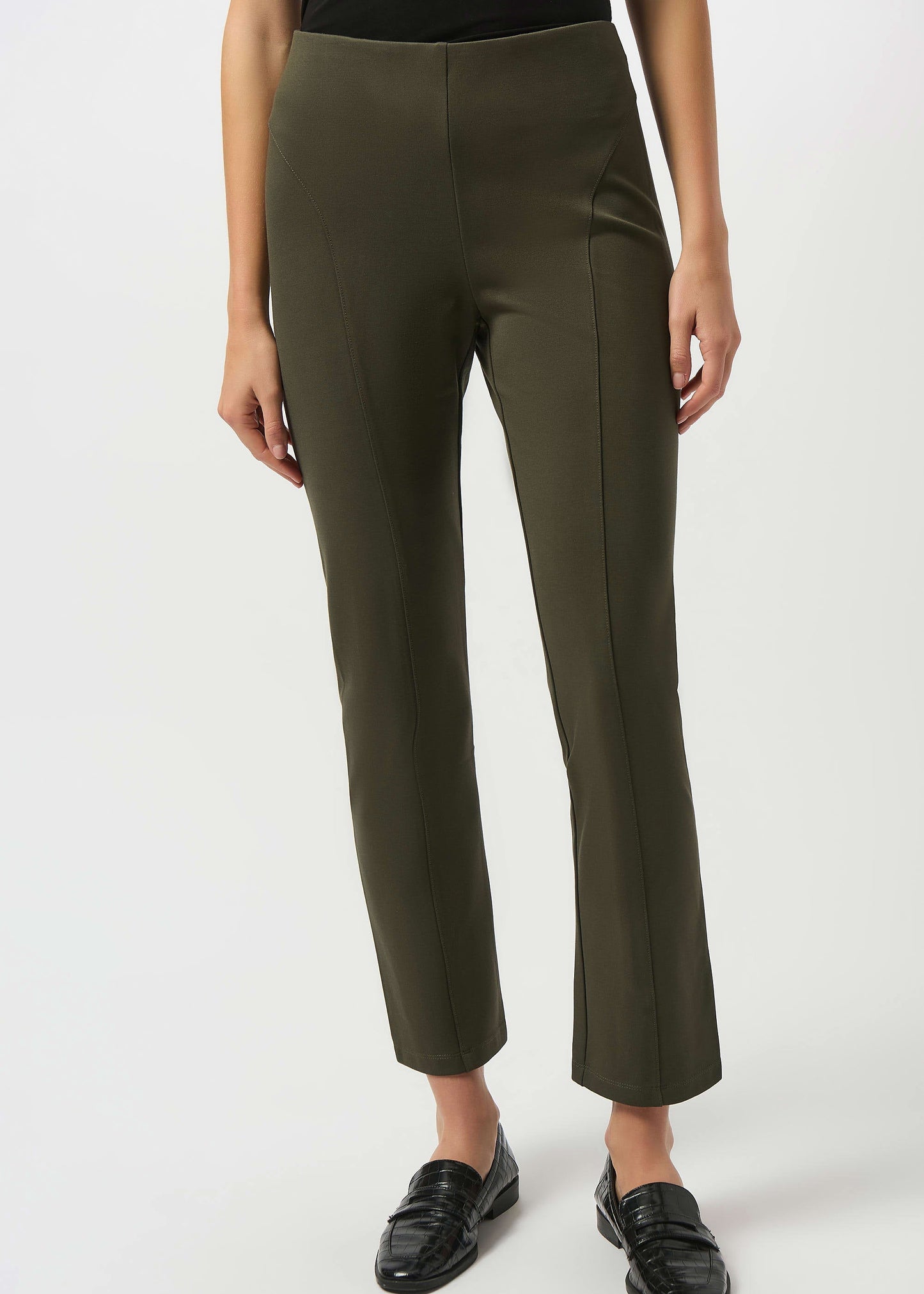 Joseph Ribkoff - Heavy Knit Slim Fit Pull-On Pants