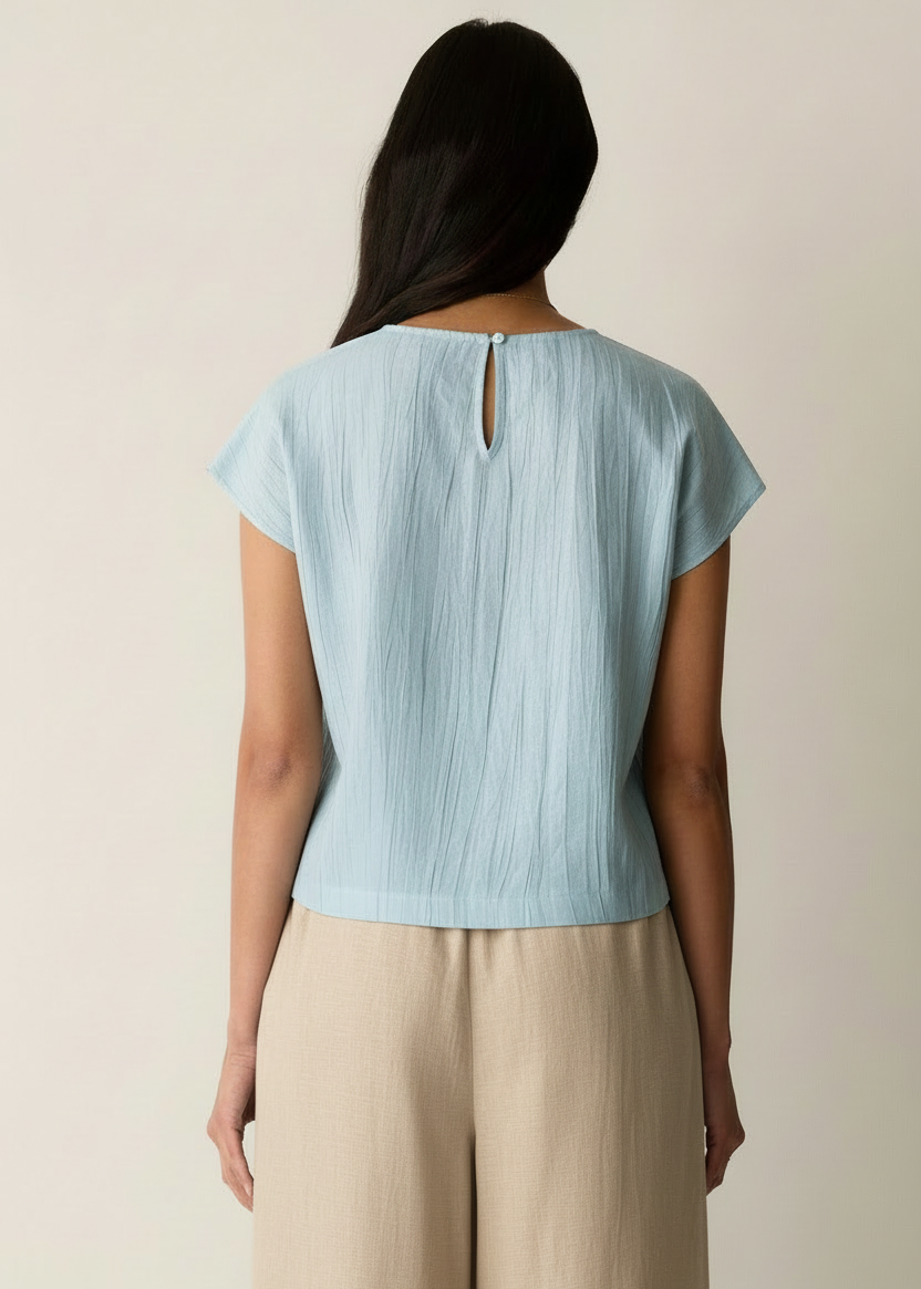 Eileen Fisher - Linen Sheen Square Top