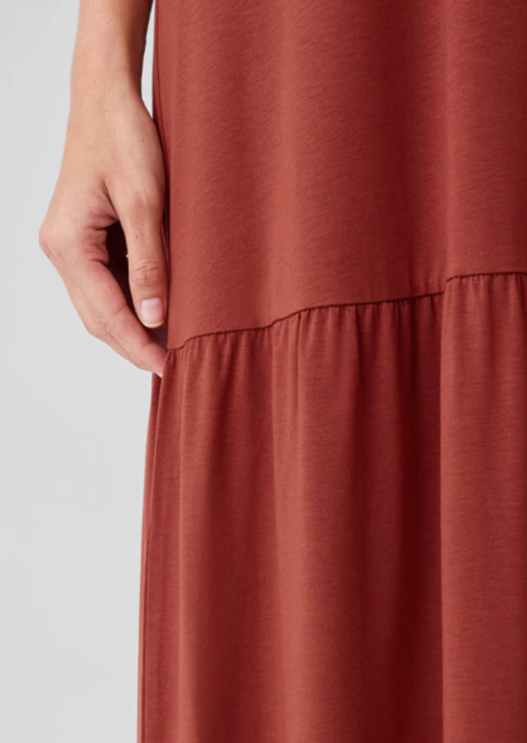 Eileen Fisher - Fine Jersey Tiered Dress