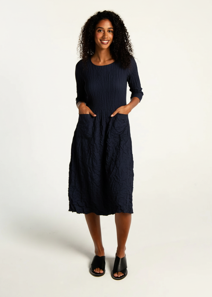Alquema - 3/4 Sleeve Smash Pocket Dress – Shepherd's Fashions