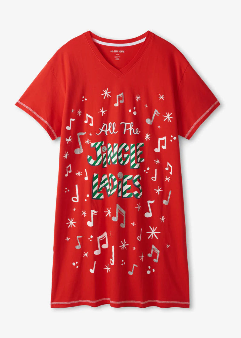 Little Blue House - All The Jingle Ladies Sleepshirt