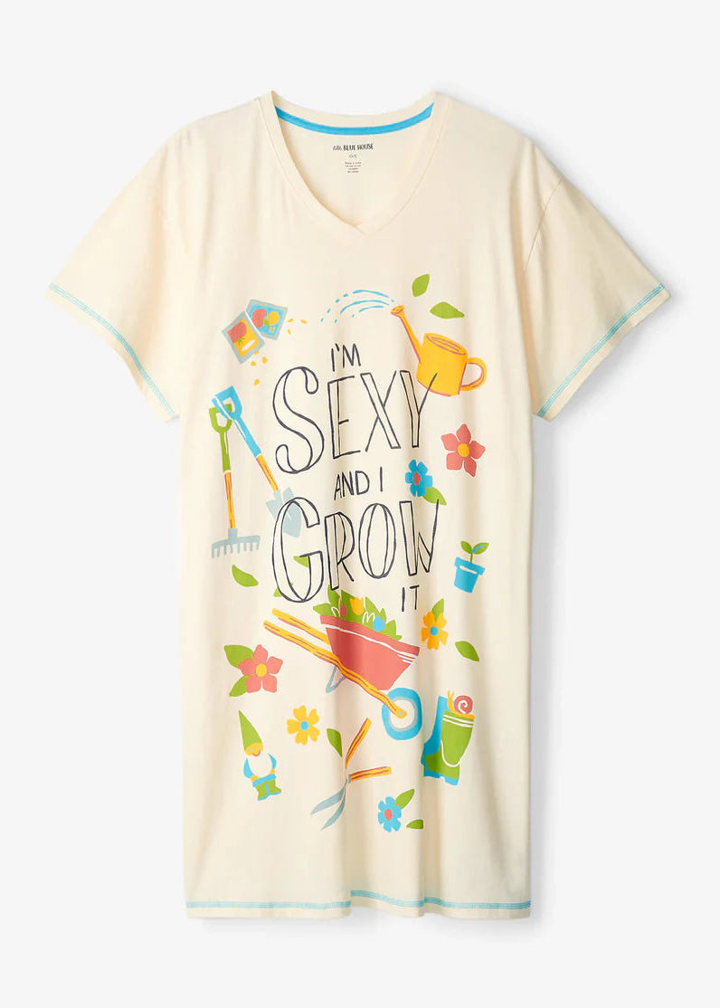 Little Blue House - Sexy and I Grow It Women's Sleepshirt