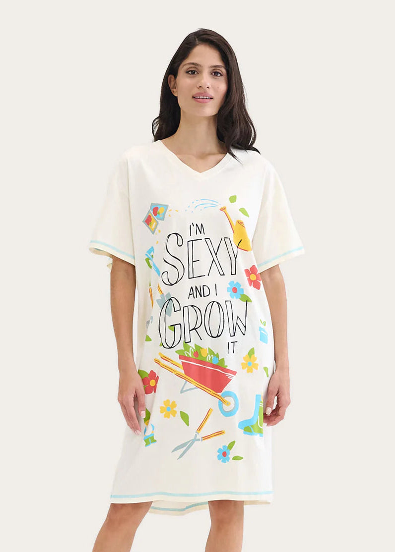 Little Blue House - Sexy and I Grow It Women's Sleepshirt