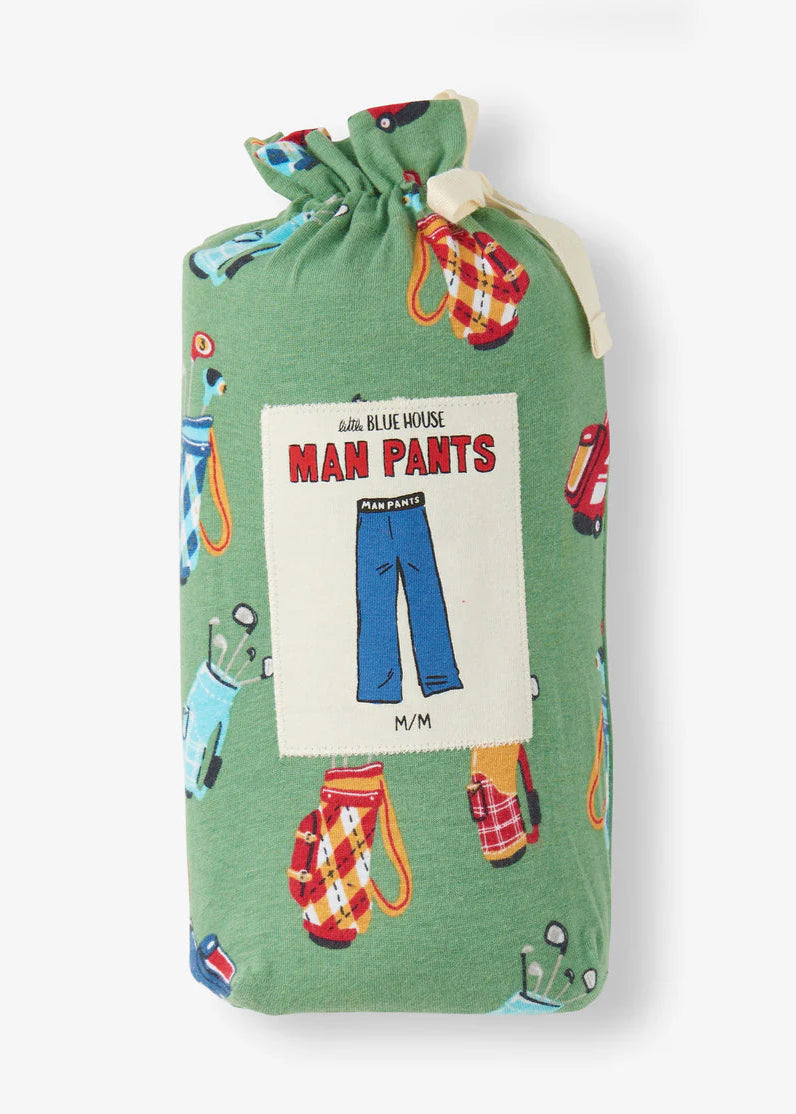 Little Blue House - Men's Pajama Pants - Golf Bags
