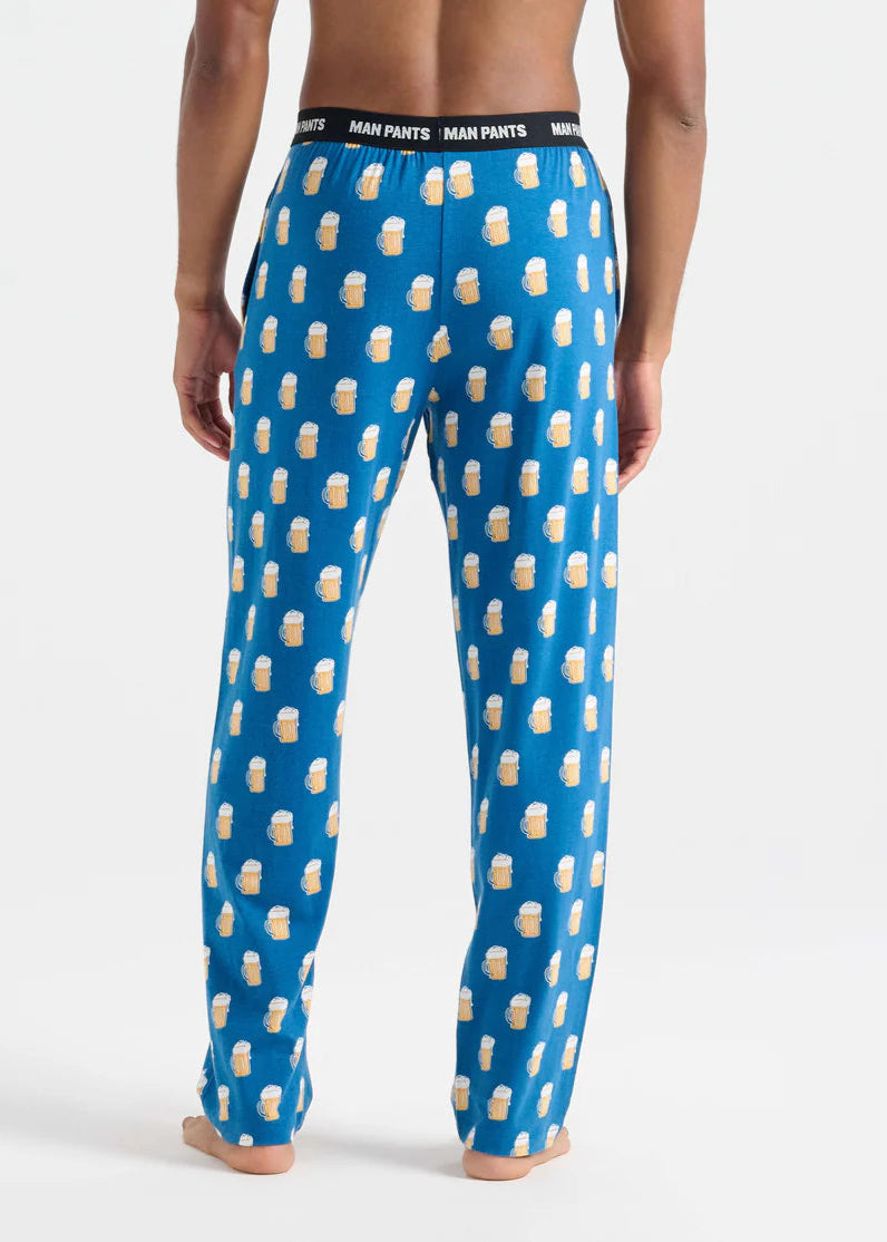 Little Blue House - Men's Pajama Pants - Beer Mugs