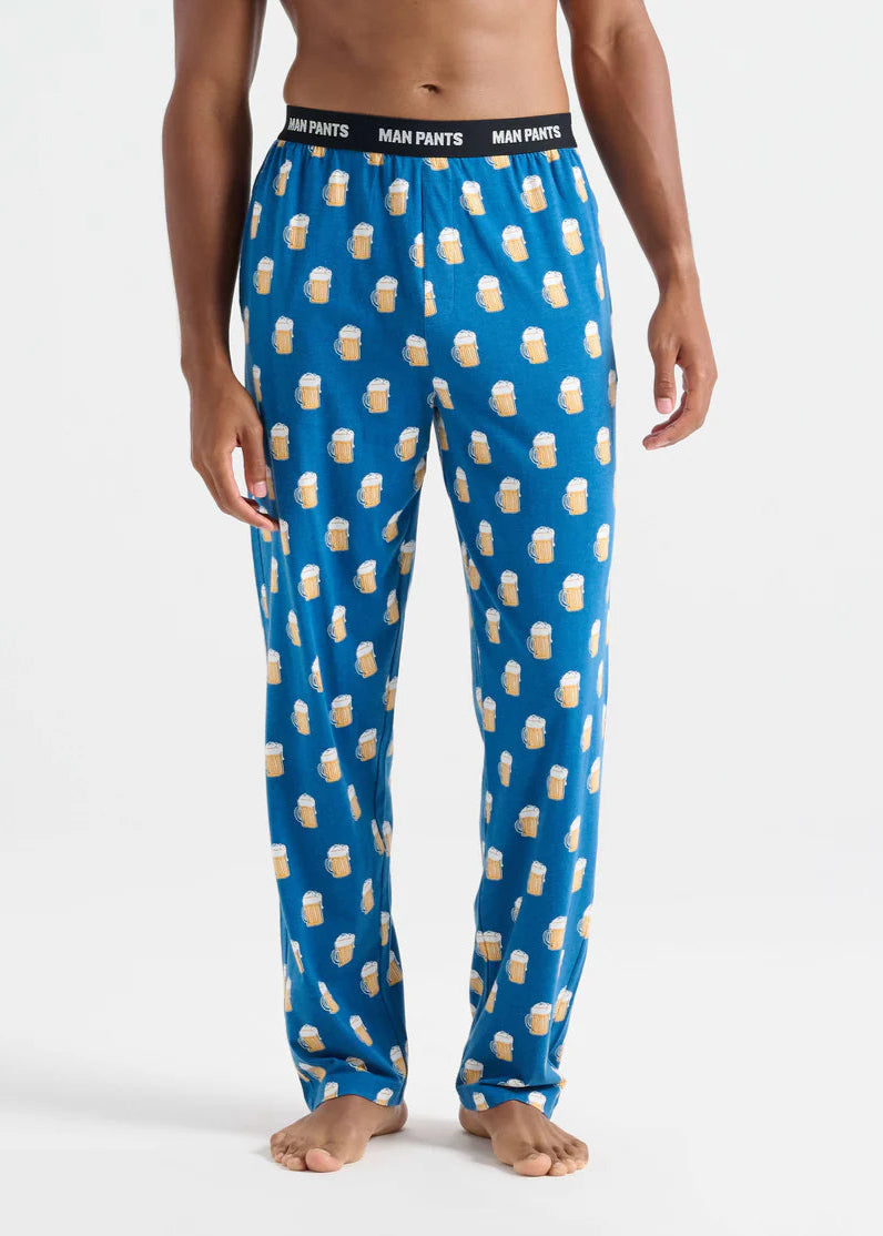 Little Blue House - Men's Pajama Pants - Beer Mugs