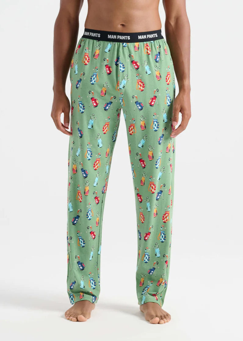 Little Blue House - Men's Pajama Pants - Golf Bags