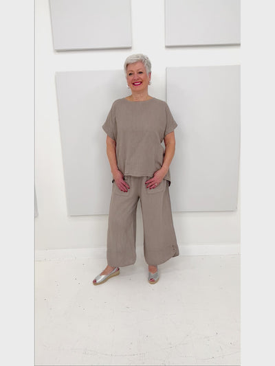 Catherine Lillywhite's - Linen Palazzo Pant