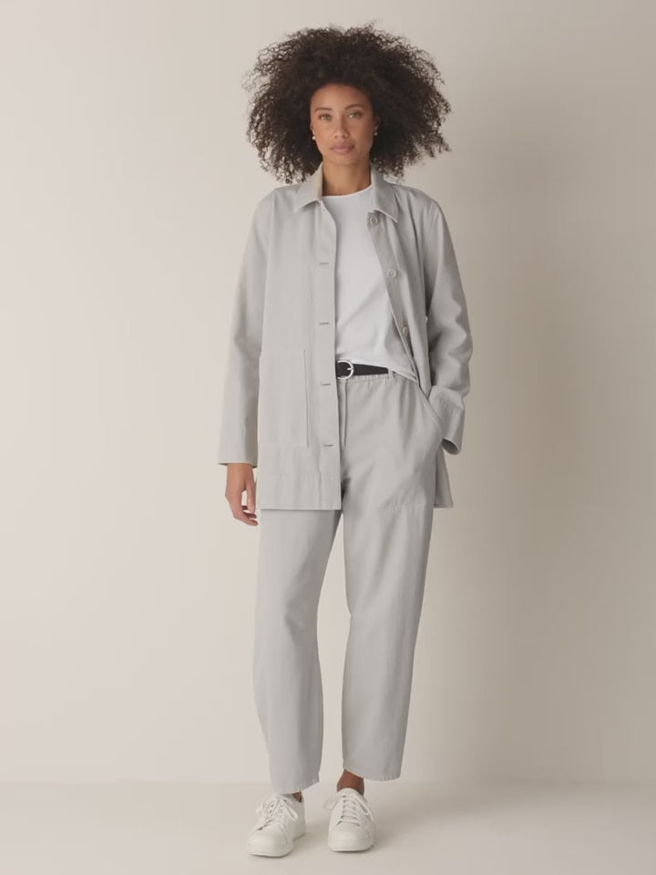 Eileen Fisher - Garment-Dyed Utility Cotton Arch Pant