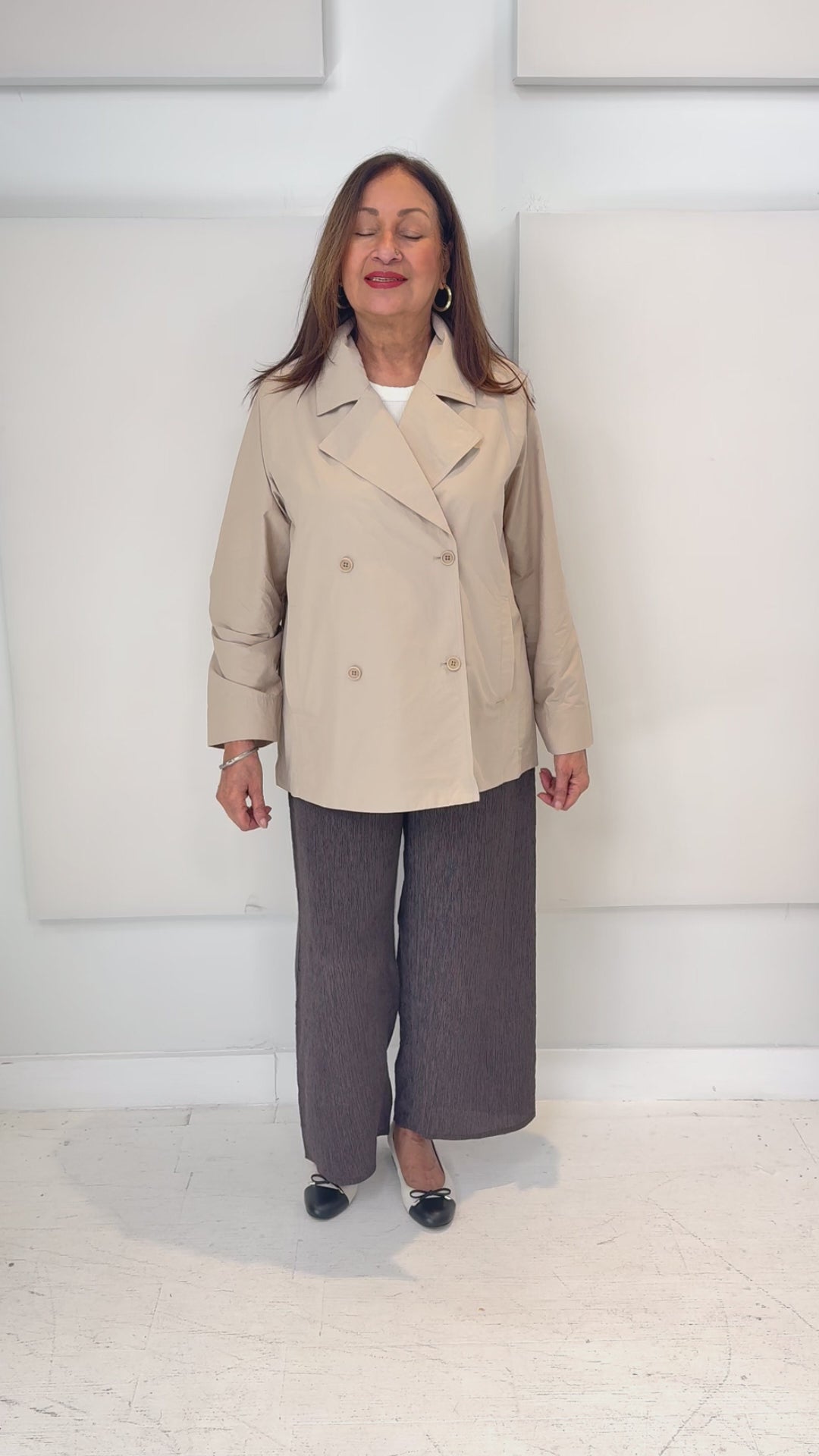 Eileen Fisher - Short Trench Coat