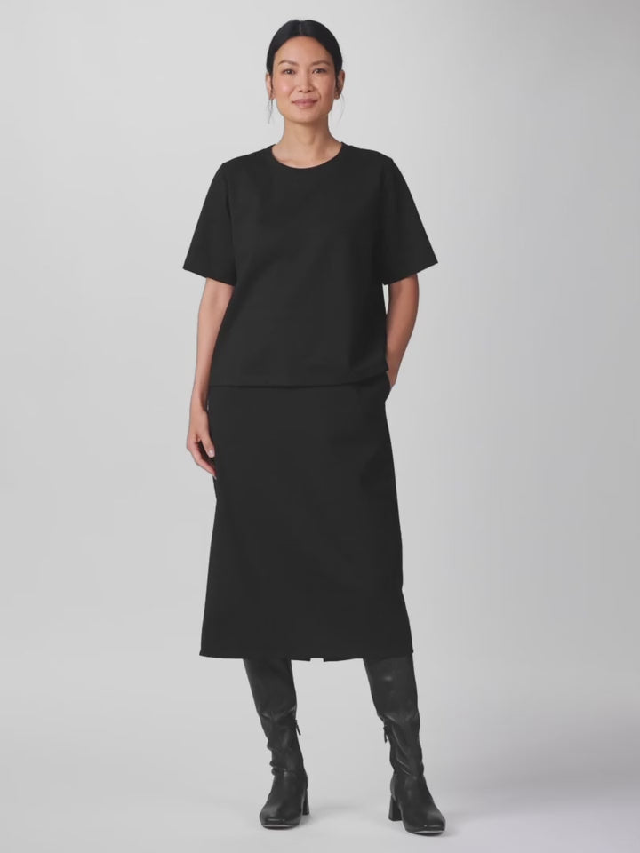 Eileen Fisher - Washable Flex Ponte Straight Skirt