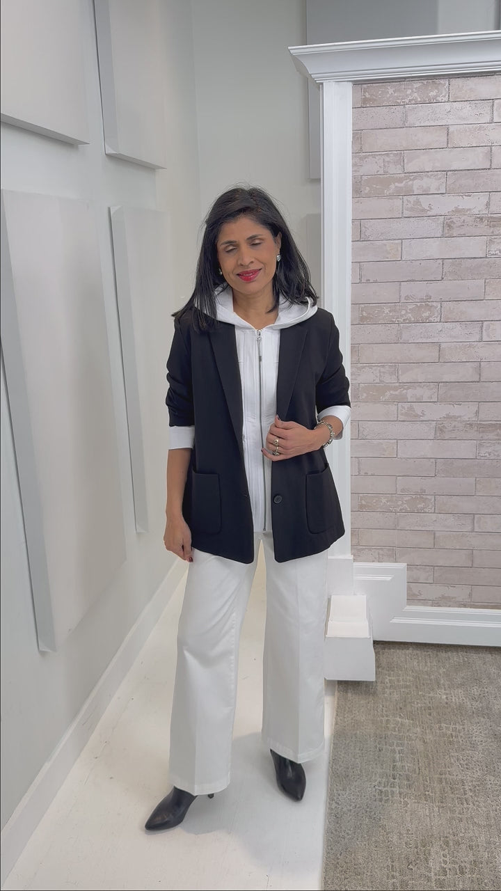 NYDJ - Teresa Wide Leg Ankle Jeans - Optic White