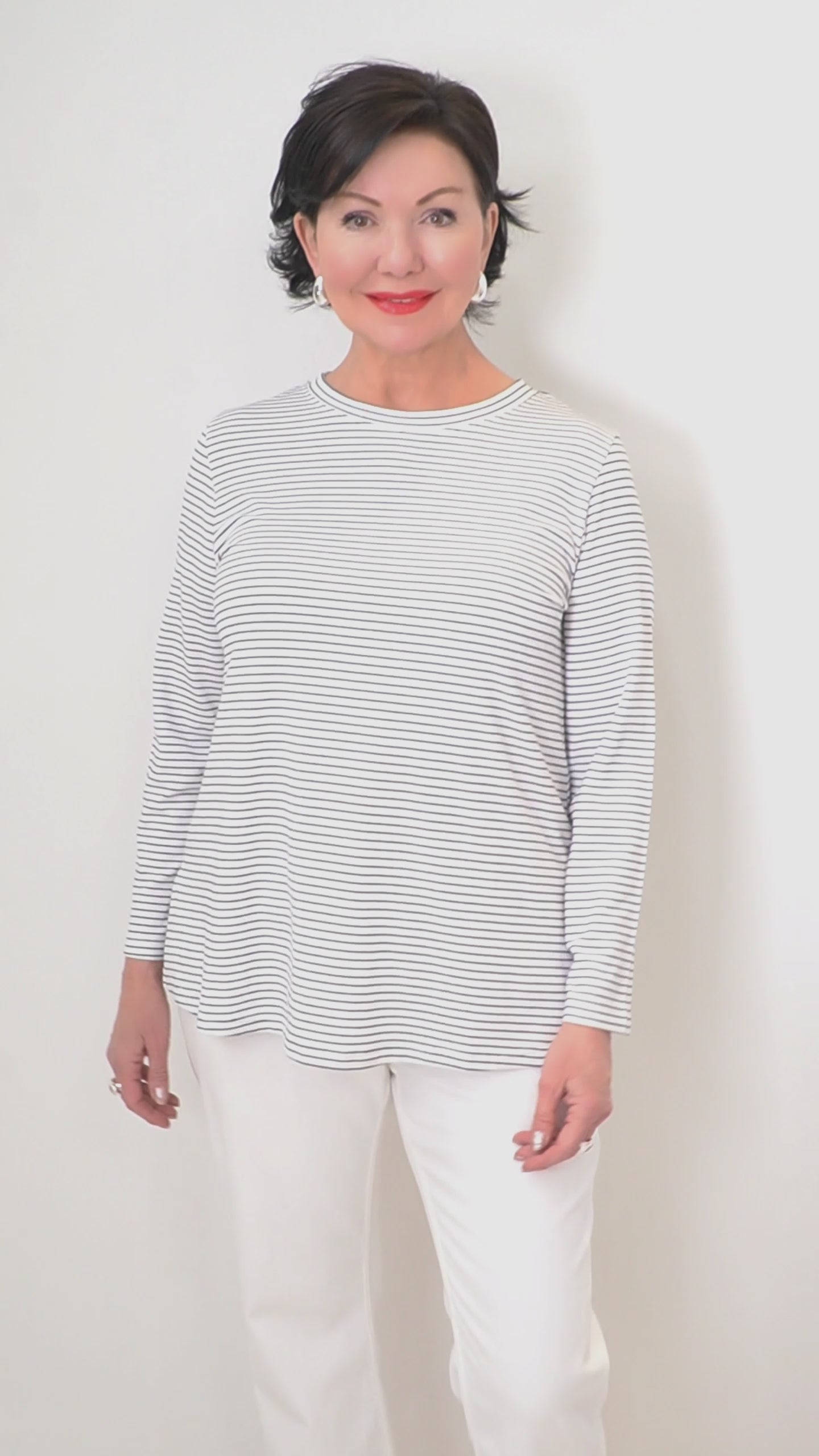 Shepherd's - Bamboo Nelly Striped Terrific Long Sleeve Tee