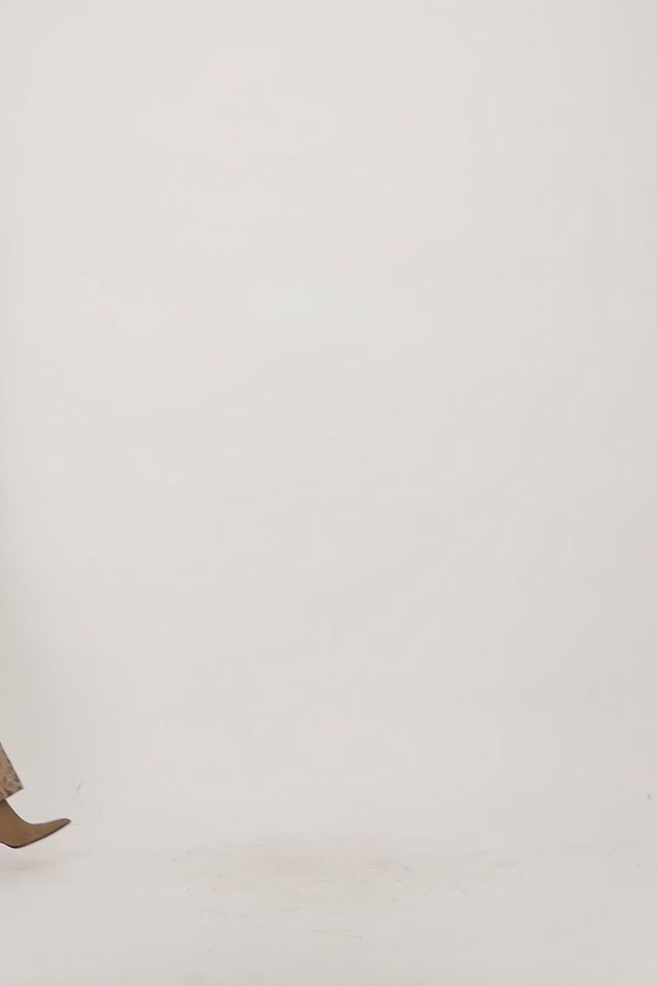 Gabby Isabella - Subtle Vegan Metallic Leopard Biker Jacket