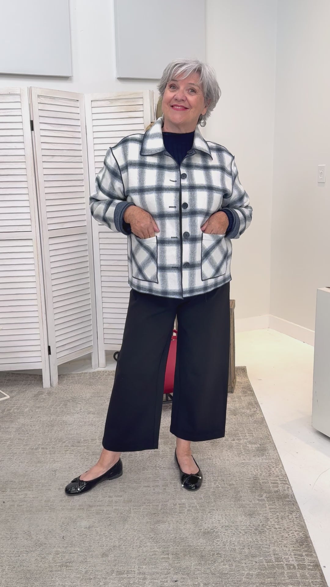 Charlie B - Reversible Plaid Jacket - SALE