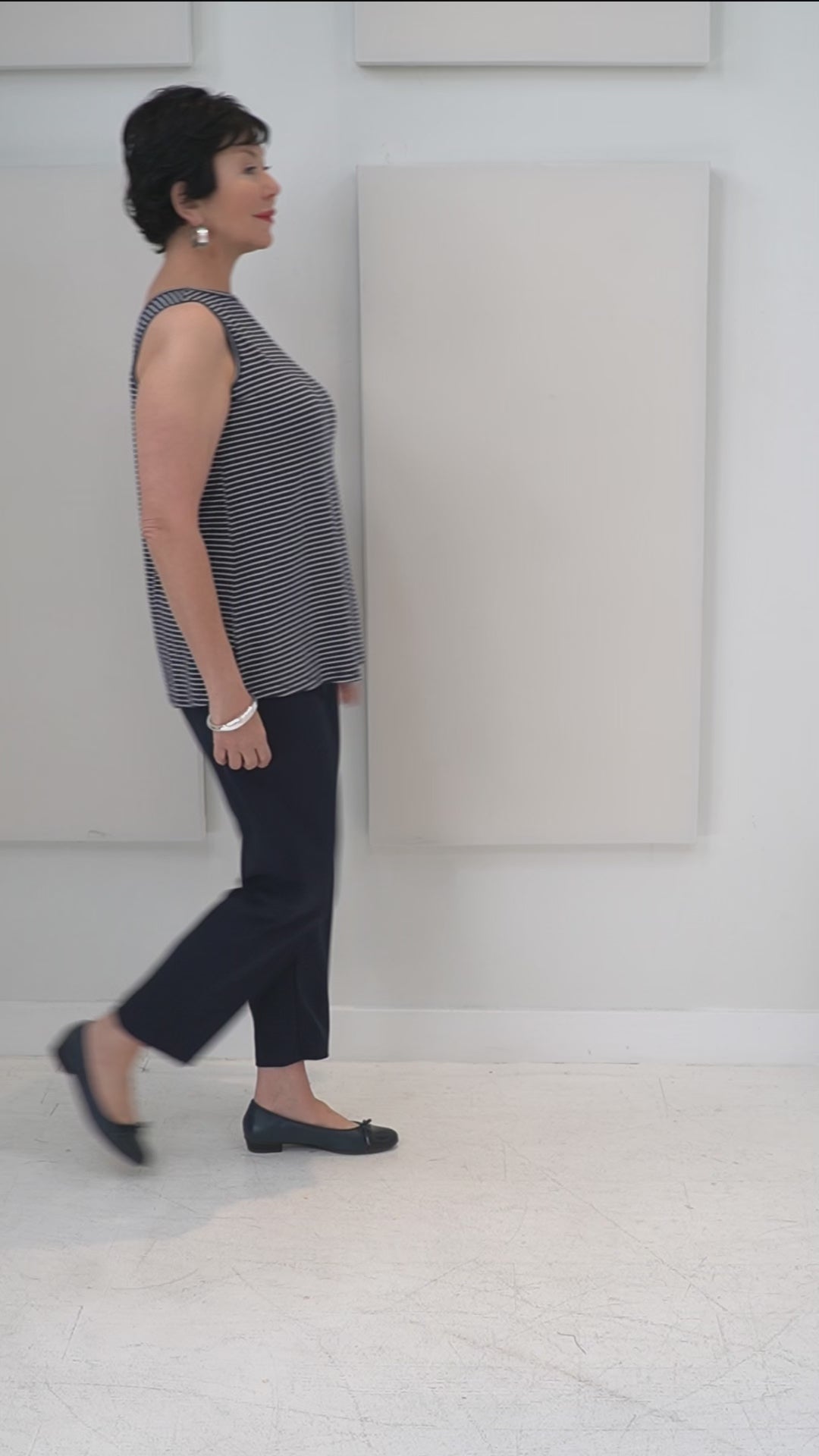 Shepherd's - Bamboo Elaine Striped Tank