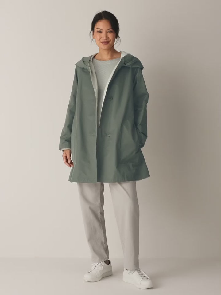 Eileen Fisher - Reversible Hooded Coat