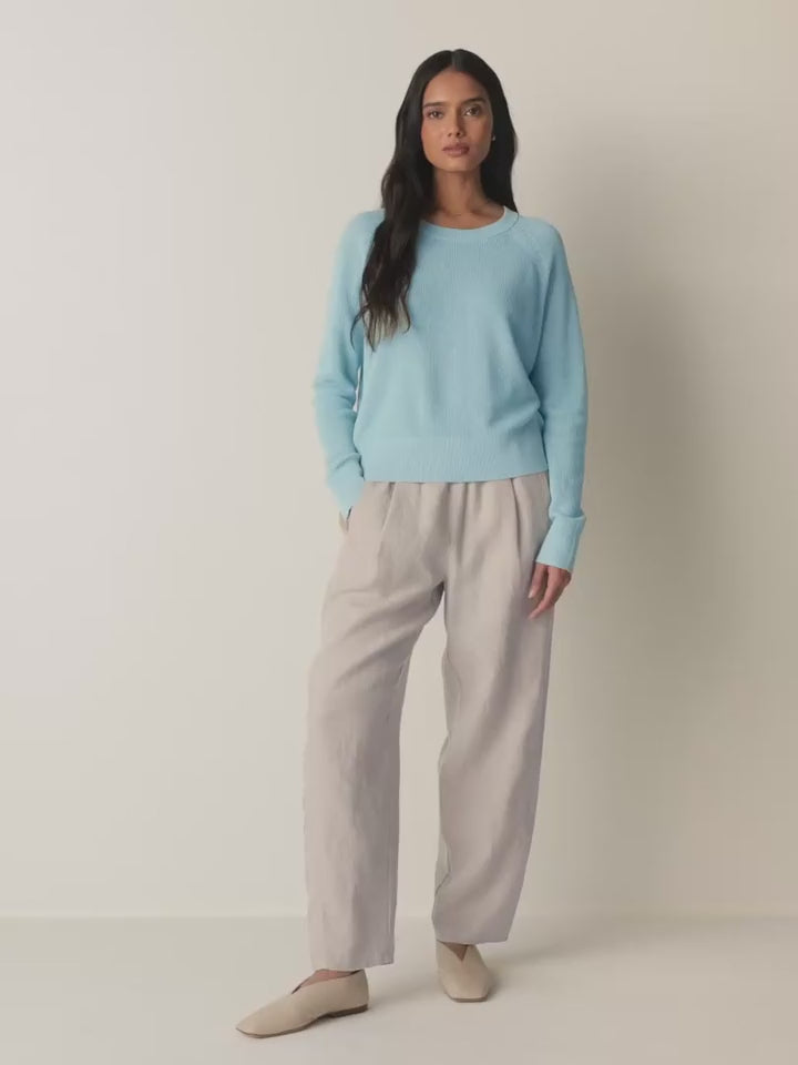 Eileen Fisher - Organic Linen Cotton Wedge Sweater