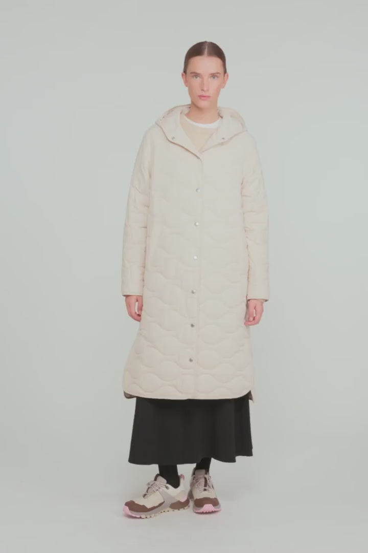 Ilse Jacobsen - Long Quilted Coat - SALE