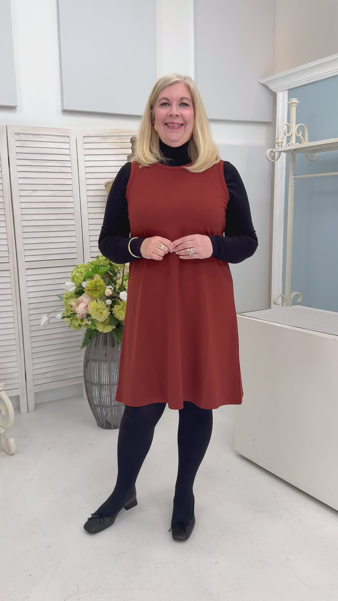 Shepherd's - The Rachel Tank Dress Ponte