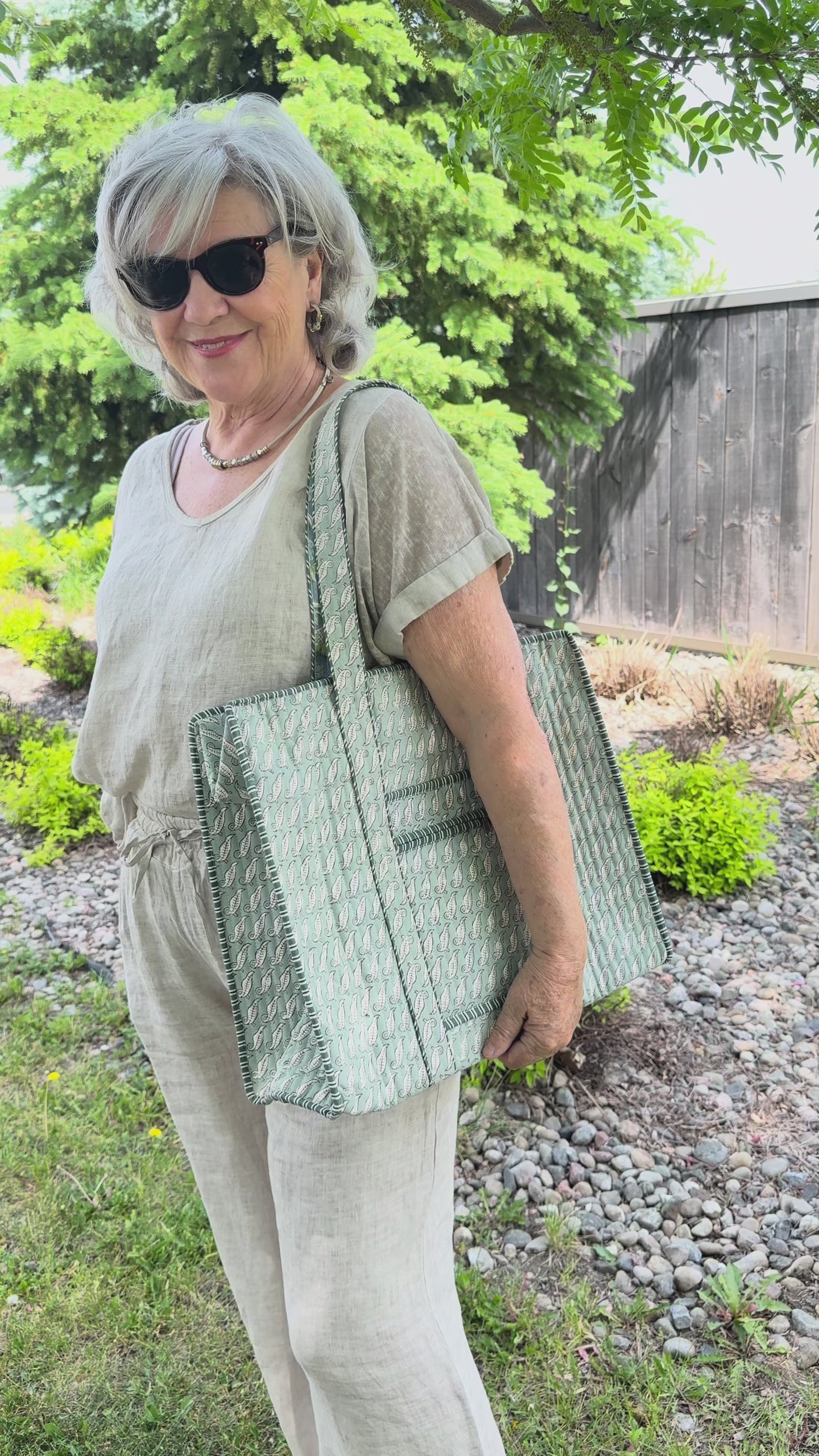 Pokoloko - Warmth Block Print Tote - Gift with Purchase