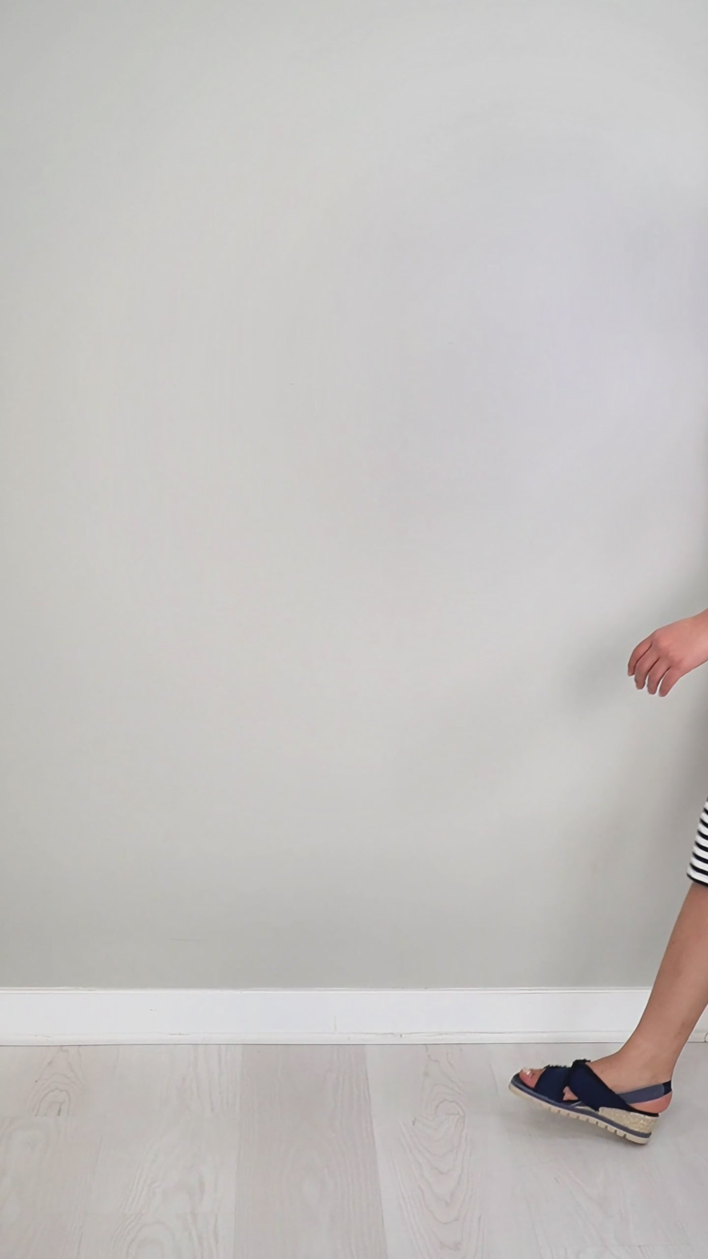Shepherd's - Cotton French Terry Stripe Shift Dress