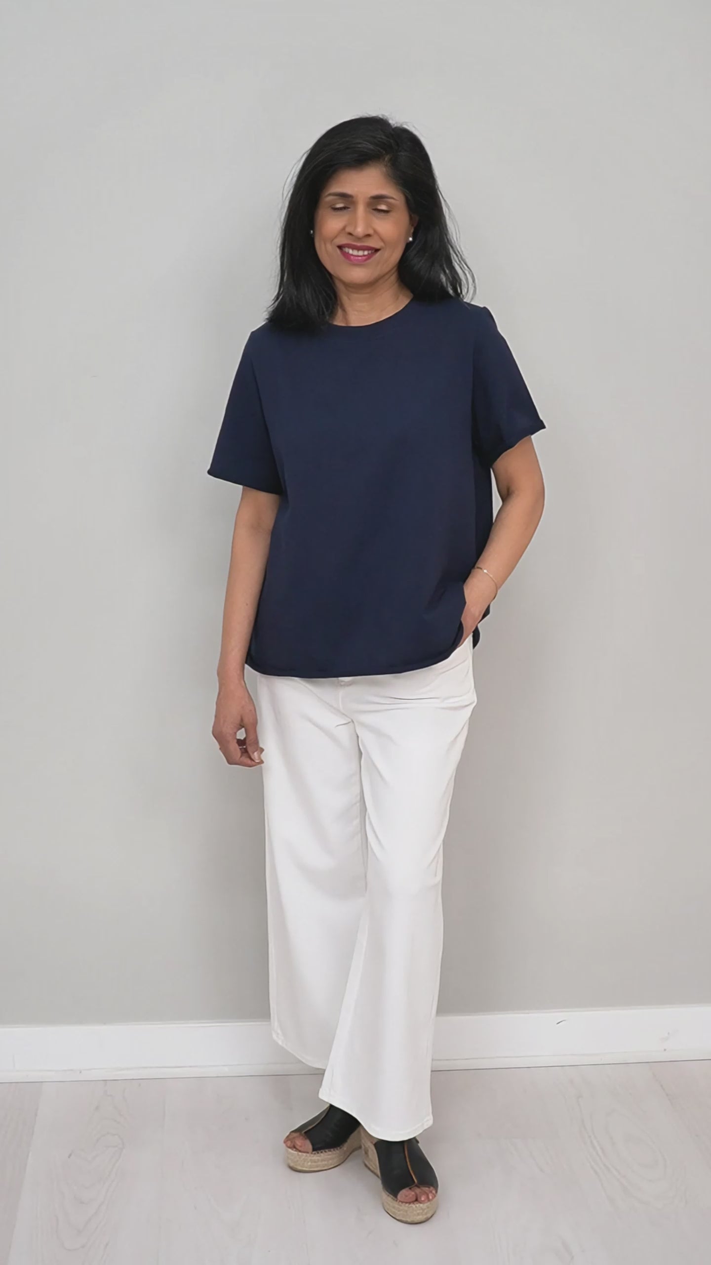 Shepherd's - Cotton French Terry Raw Edge Tee