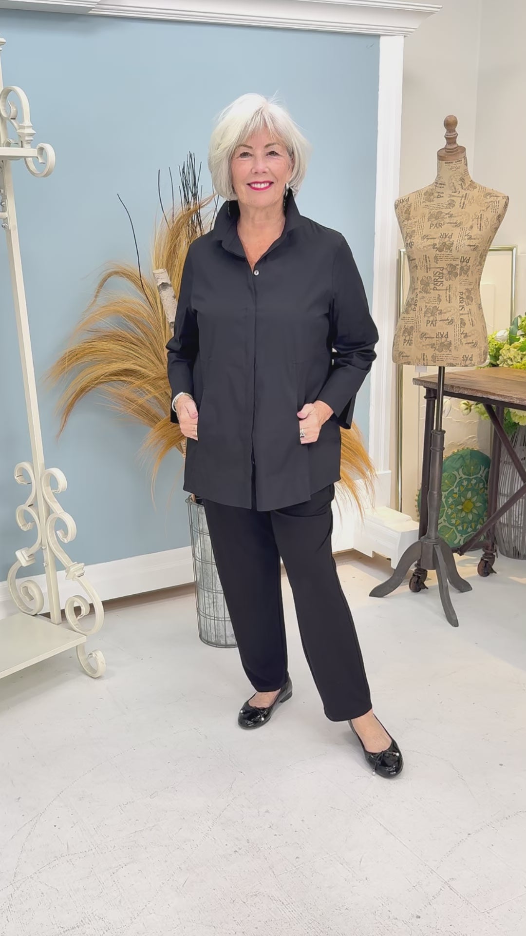 HABITAT - BLOUSE BOUTONNÉE À PANNEAUX