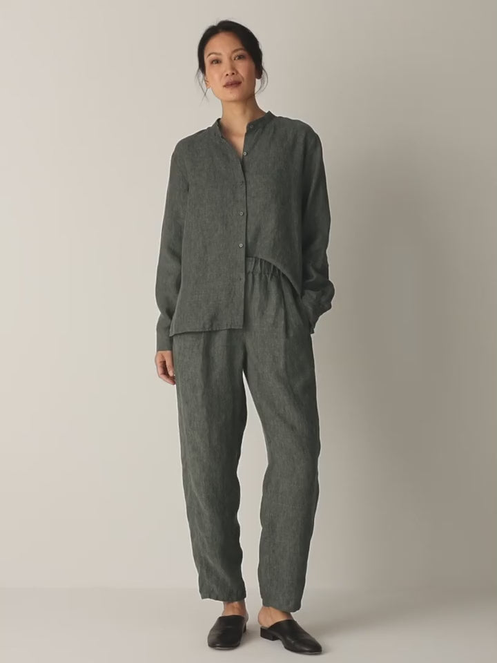 Eileen Fisher - Ankle Pleated Lantern Pant